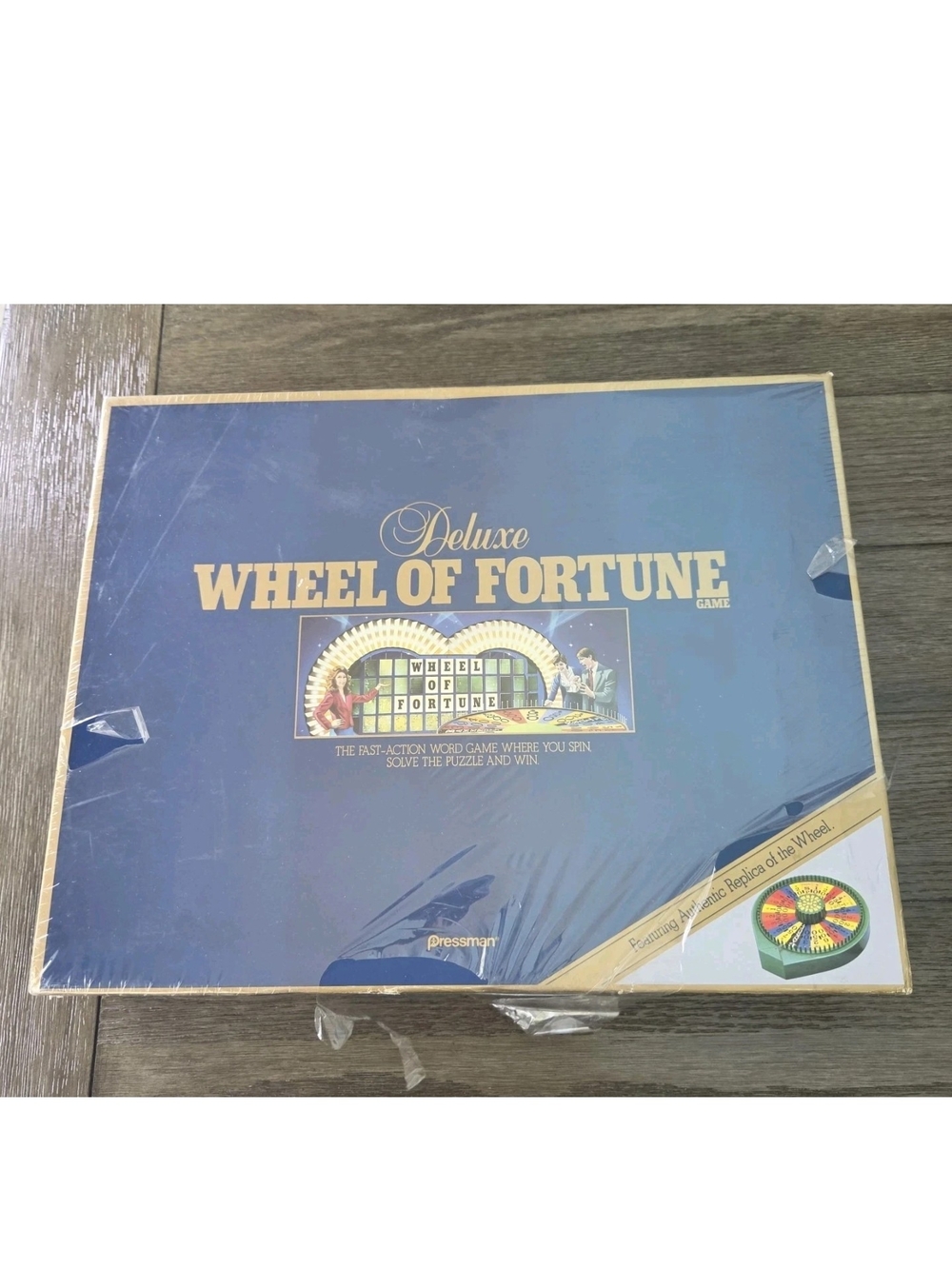 Vintage Wheel of Fortune Deluxe Edition Board Game 1986 Pressman New In Box